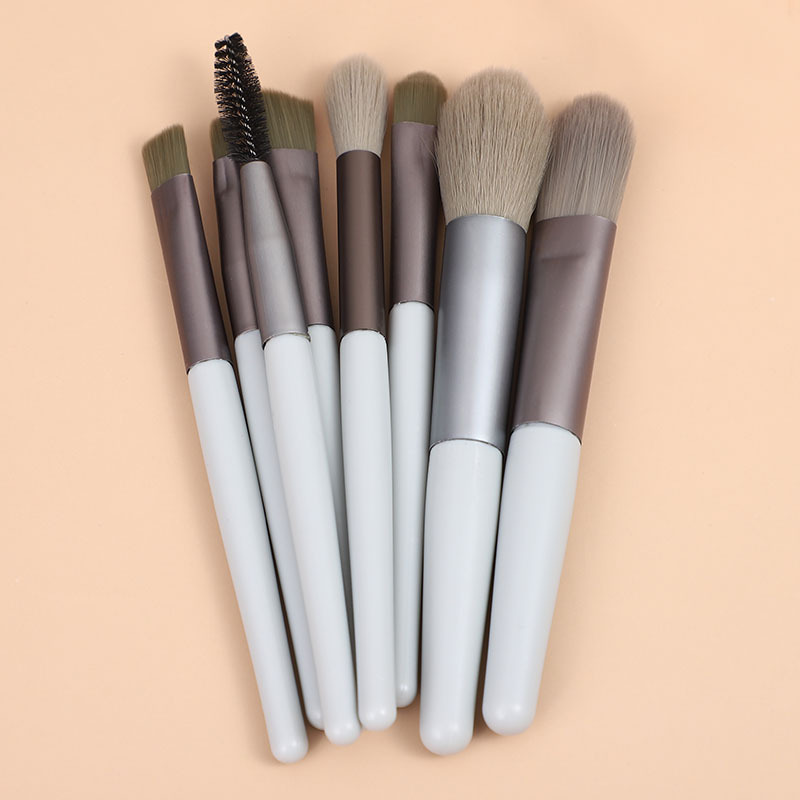 8Pcs Mini Size Makeup Brushes Pcs Mini Travel Portable Soft Makeup Brushes Set Eye Shadow Foundation Powder Eyelash Lip Concealer Blush Make Up Brush Set