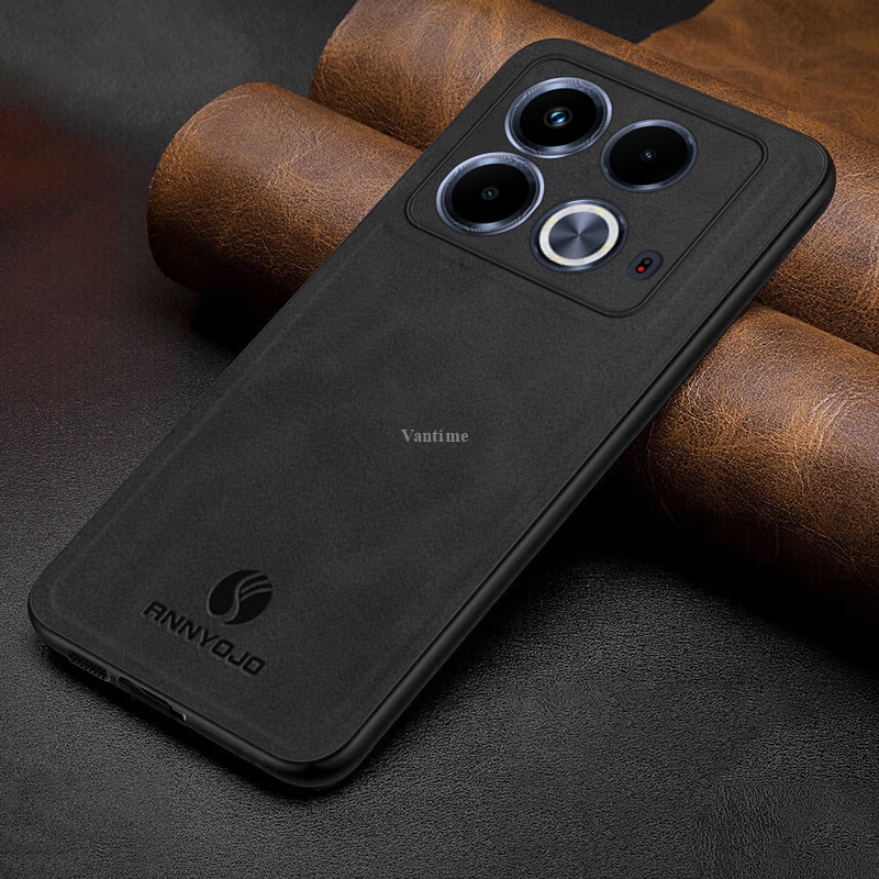 Vantime for Infinix Note 40 4G Case Modern PU Leather Matte Hard Back