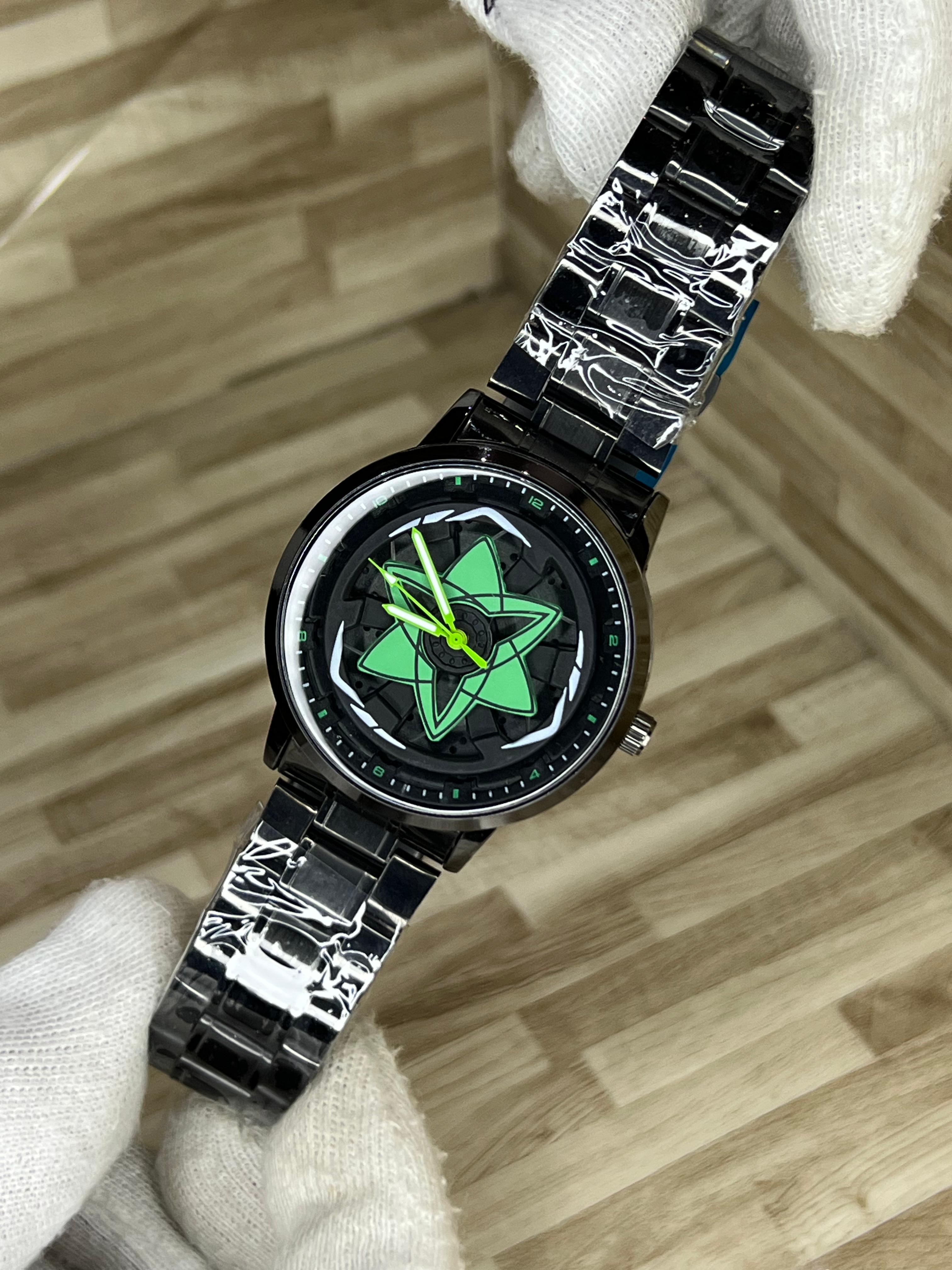 Fashion Rotating Wheel Watch Multicolor Star Dial Party Wear