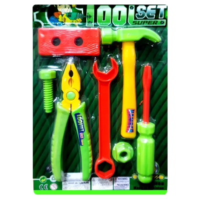 Super Tool Set, Plastic Toy Tool Kit Set for Kids (Pack of 7 and Pack of 14)