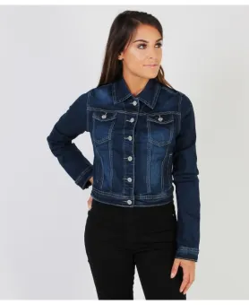 dark jean jacket womens