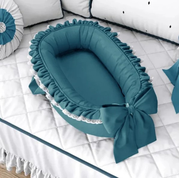 Cozy Baby Nest – Portable, Soft, and Breathable Lounger for Newborns & Infants | Premium Quality Baby Bed & Baby Set