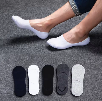 PACK OF 1 | 3 | 6 | 9 | 12 | Invisible Cut Loafear Socks For Men & Women Multicolor