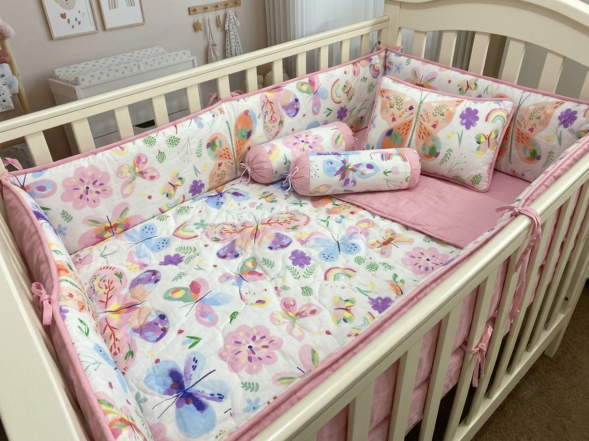 BABY COT SET- CRIB BEDDING FOR NEW BORN