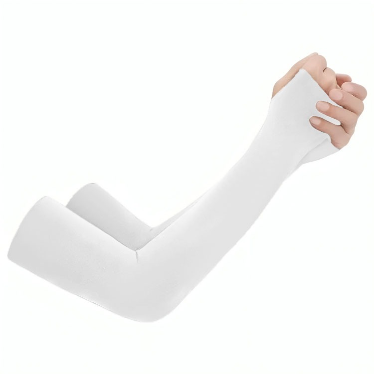 Sleeves With Thumb Whole Free Size Polyester Mix for Sun Block