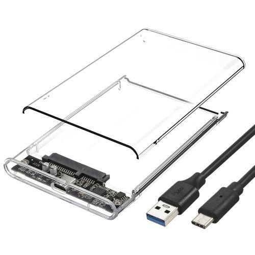 USB 3.0 / Type-C to SATA 2.5 Inch HDD SSD Adapter Cable Converter | Driver Free Plug & Play | Up to 5Gbps Fast Data Transfer | For Laptop, PC, Mobile OTG