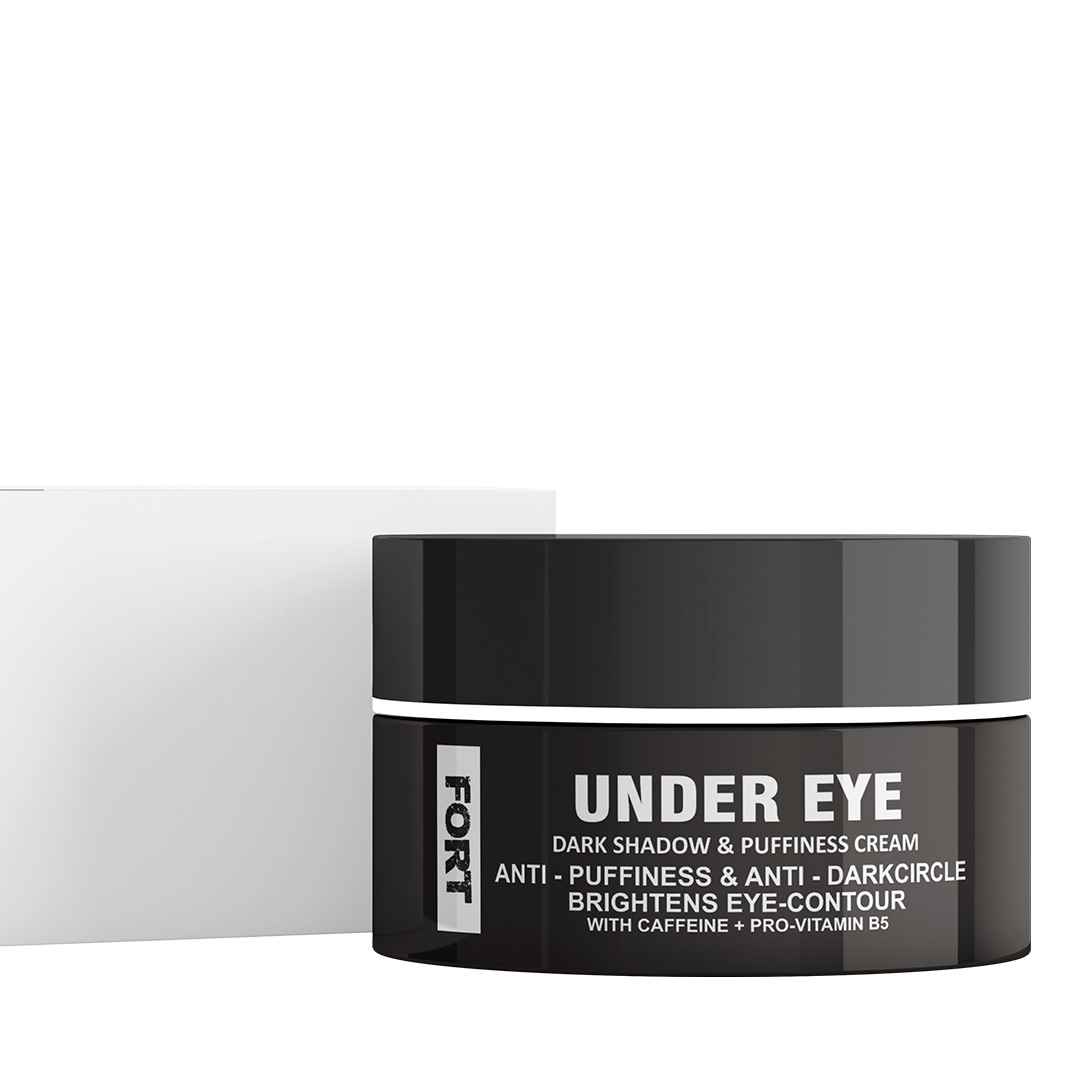 FORT Under Eye Cream | Anti-Puffiness & Anti- Dark Circles Brightness Eye -Contour Cream With Caffeine + Pro Vitamin B5