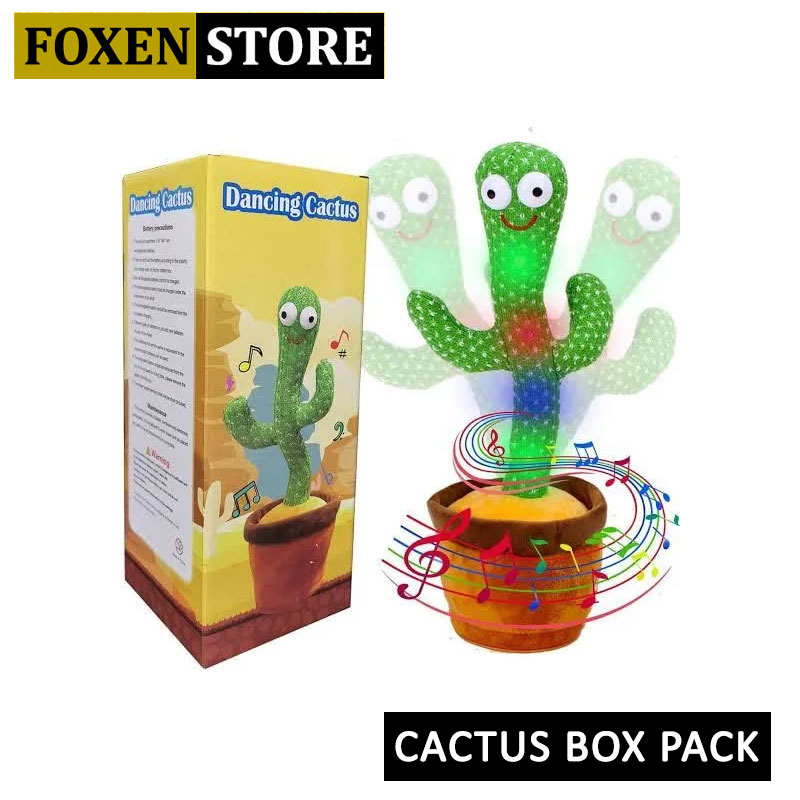 Dancing Cactus Plush Toy Educational, Talking & Singing Electronic
