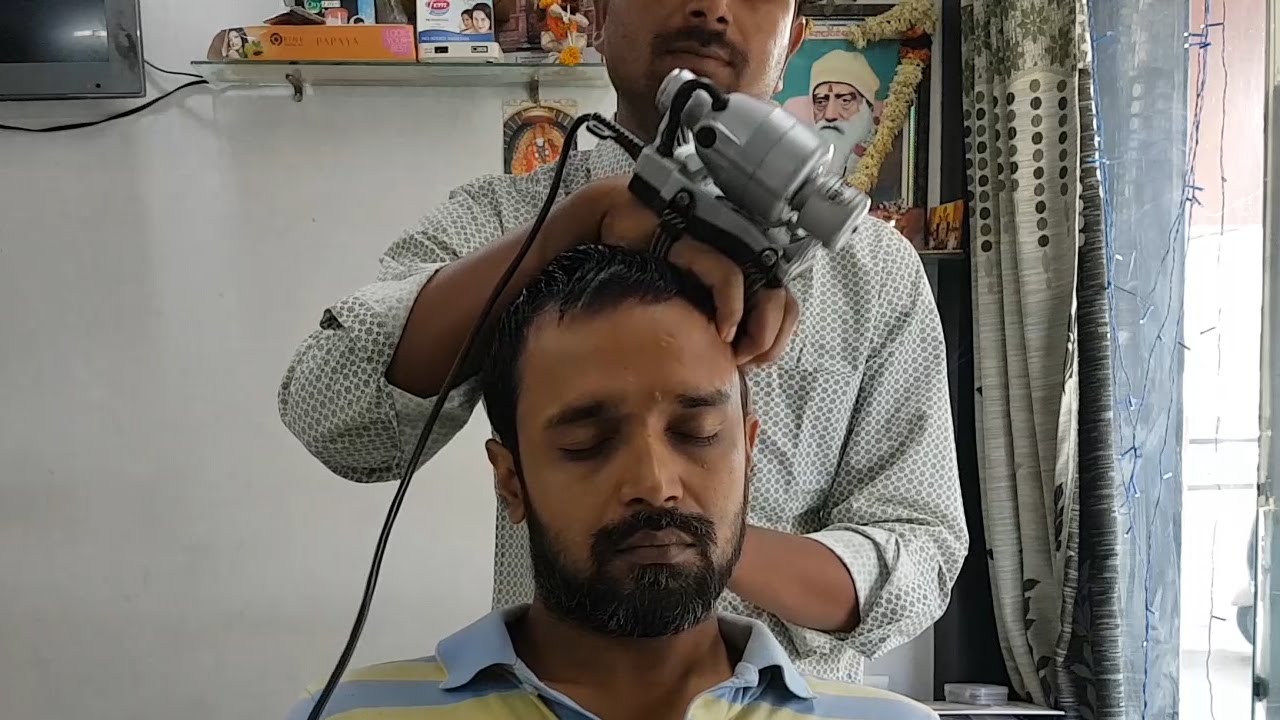 barber face massage machine