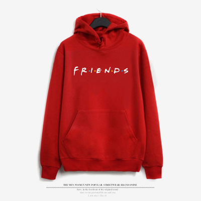 red friends hoodie