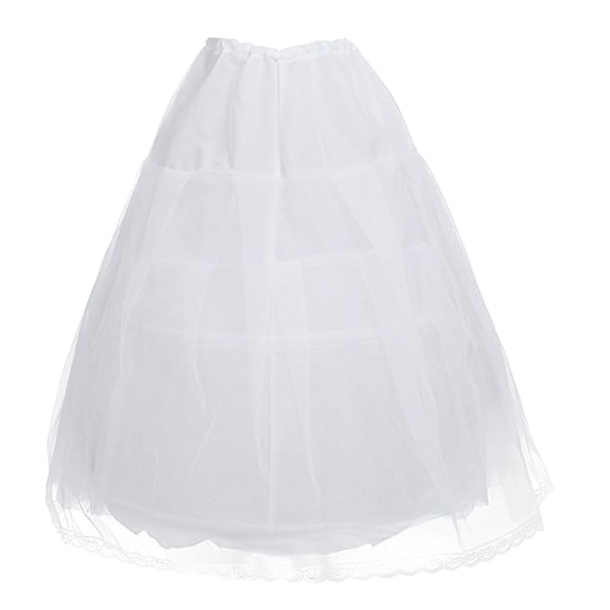 2-Layer Cancan Skirt for Lehenga, Maxi, Sharara, Frock - Available in 32 to 46 Inches Length