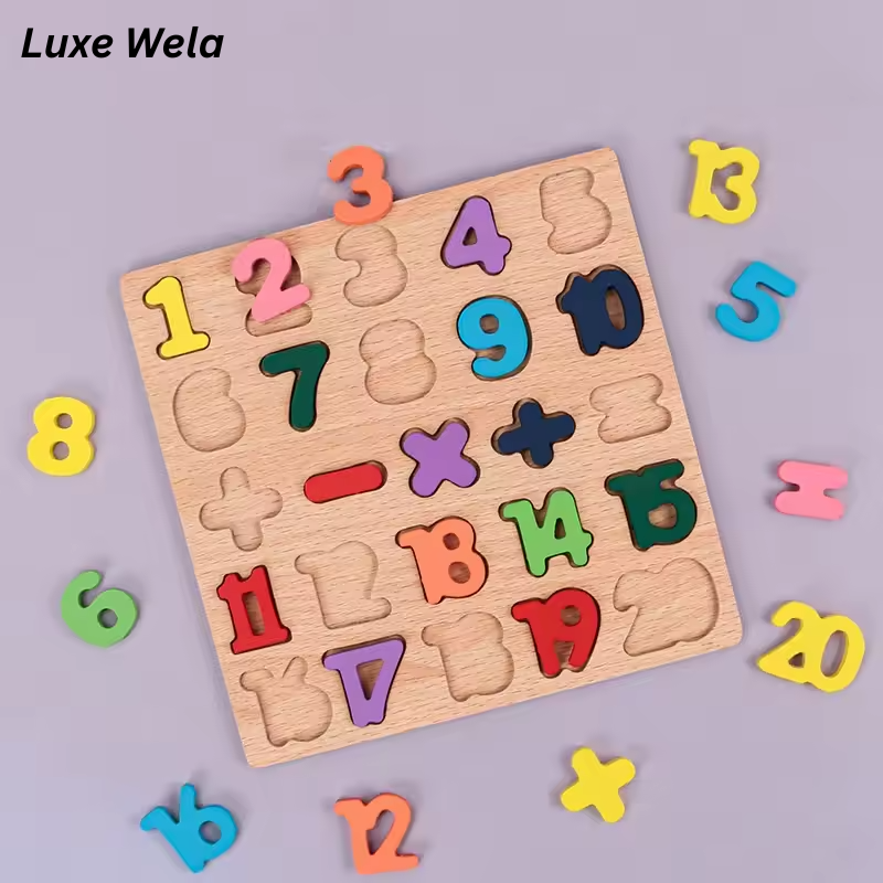 Educational learning letters numbers, Wooden Alphabet, Wooden Board, English Counting Alphabets, Baby Learning Kids Learning Toys for Kids Toddlers Preschool Early Learning Educational Toys, Wooden alphabet puzzles for kids, Wooden puzzles for toddlers,
