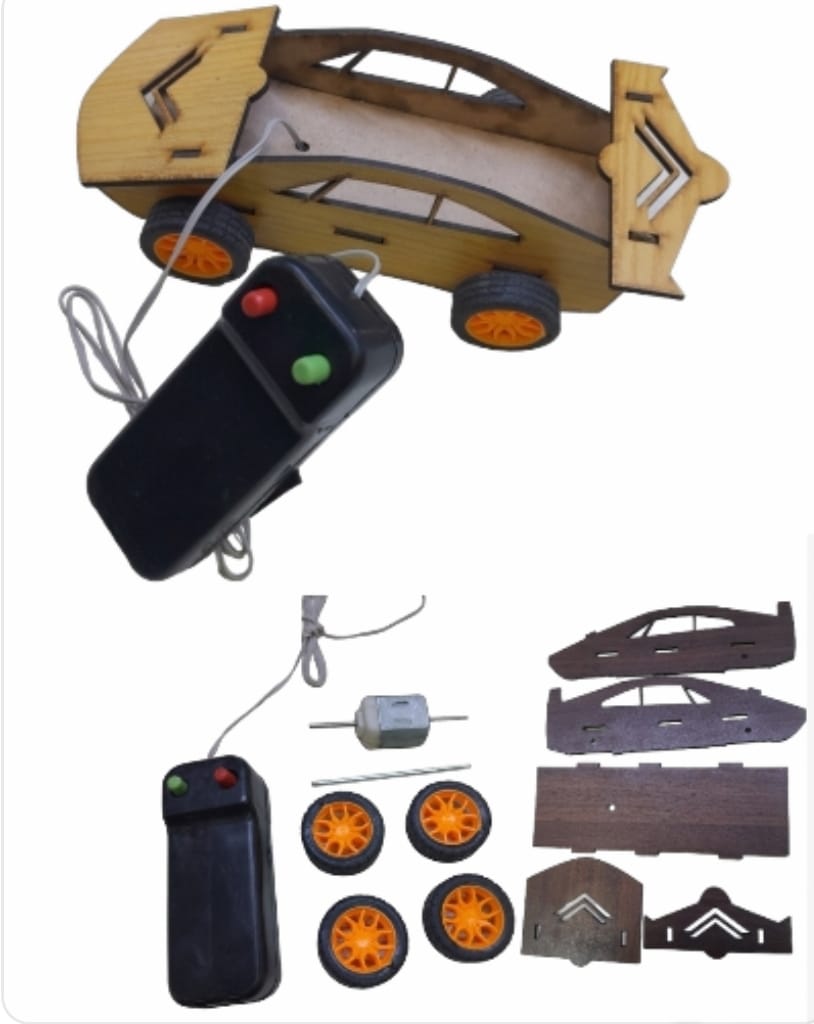Educational toy car students diy project kit