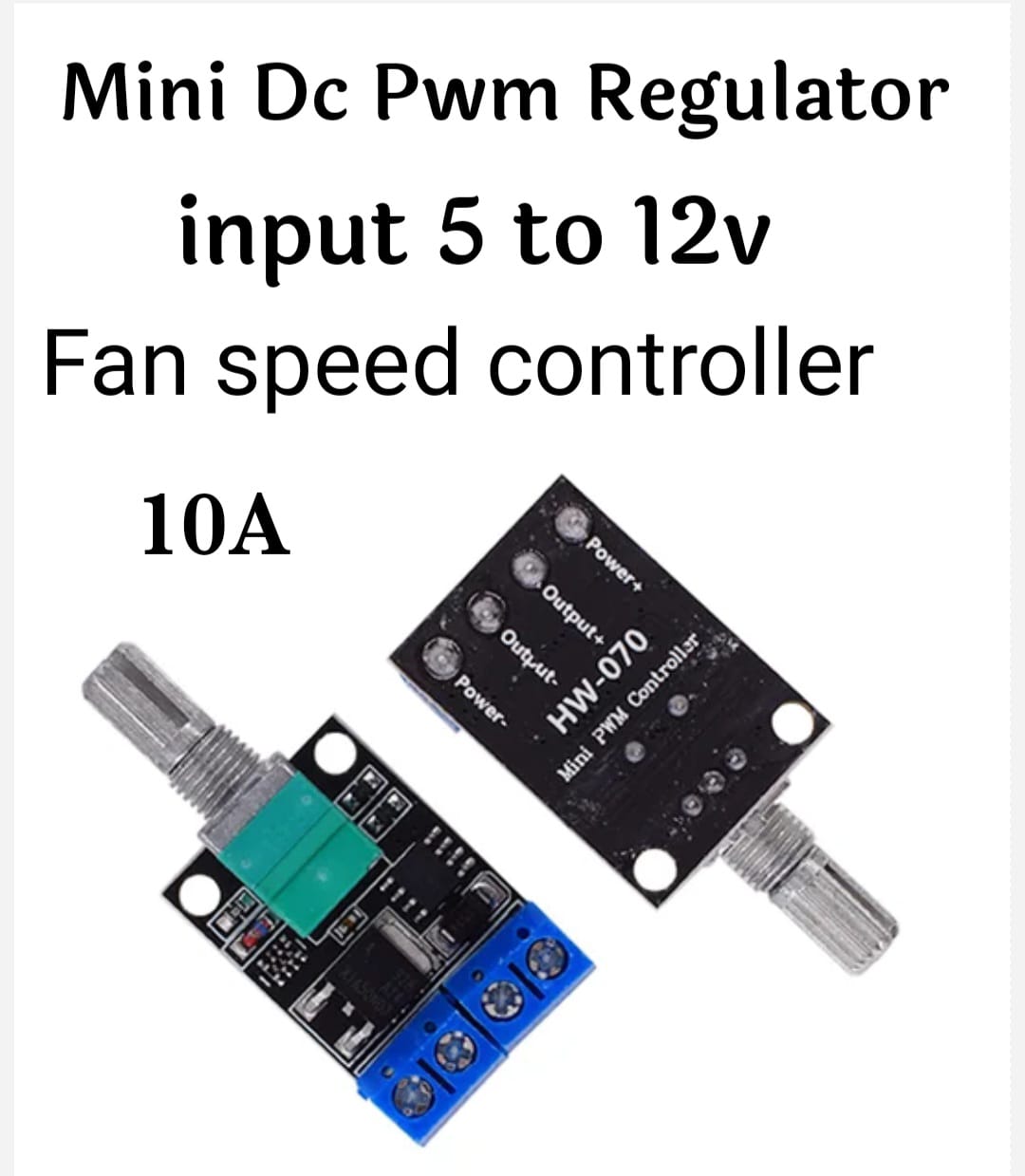 Mini pwm speed controller set Dc input 5 to 12v | Daraz.pk