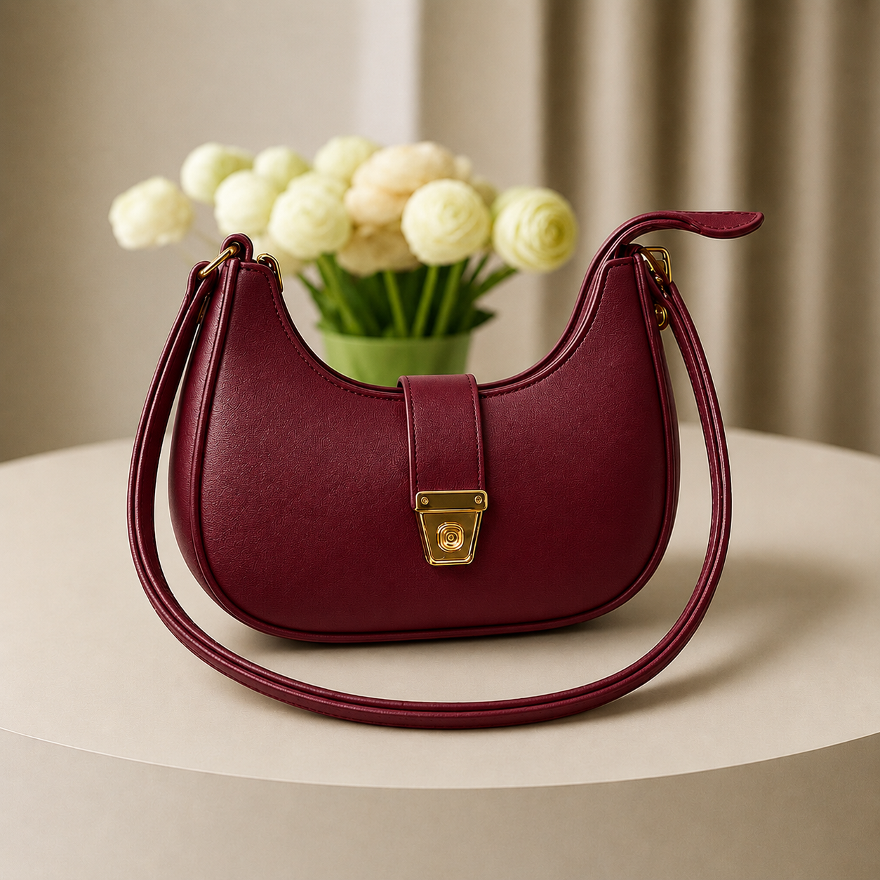 Style Hub Multi-Functional Handbag For Girls - Convertible Shoulder & Crossbody Bag | Stylish Side Purse For Women | Premium Quality Leather Handbag