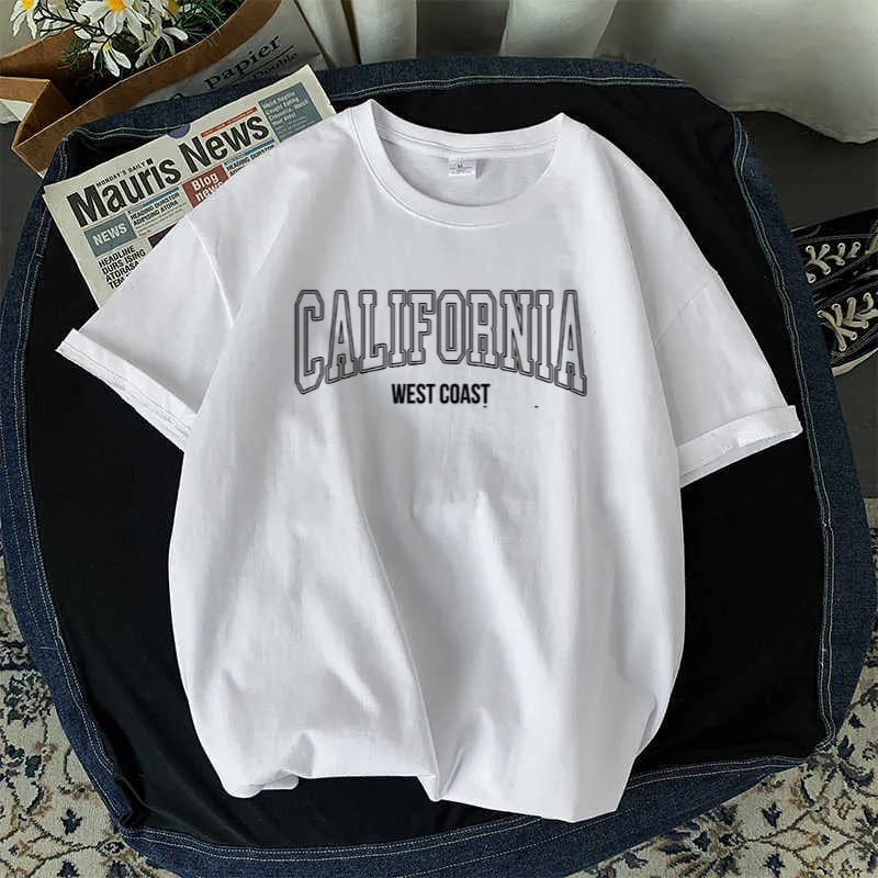 Summer Trendy Collection Los Angeles Printed Tshirt half sleeves cotton jersey T-shirt casual Wear Fashion for Unisex at Big Buy Clothing