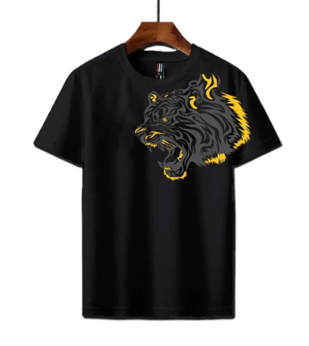 Tiger T Shirt for Men & boy New Summer collection in stylish printed round neck half sleeves