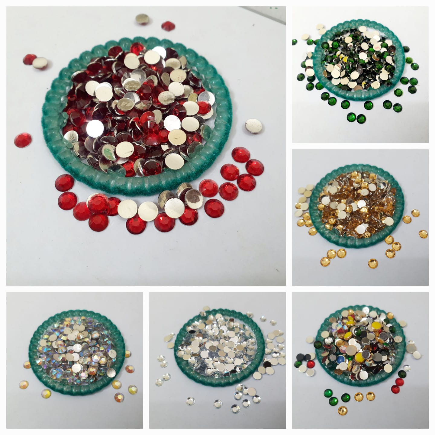 100 Pcs Resin Back Non Hotfix Rhinestone For Clothes Decoration Stones And Crystals 6mm