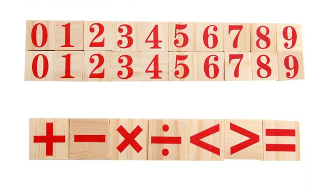 Wood Educational Number Math Calculate Game Toy Mathematics Puzzle Toys Kid Early Learning Counting Sticks Material Children