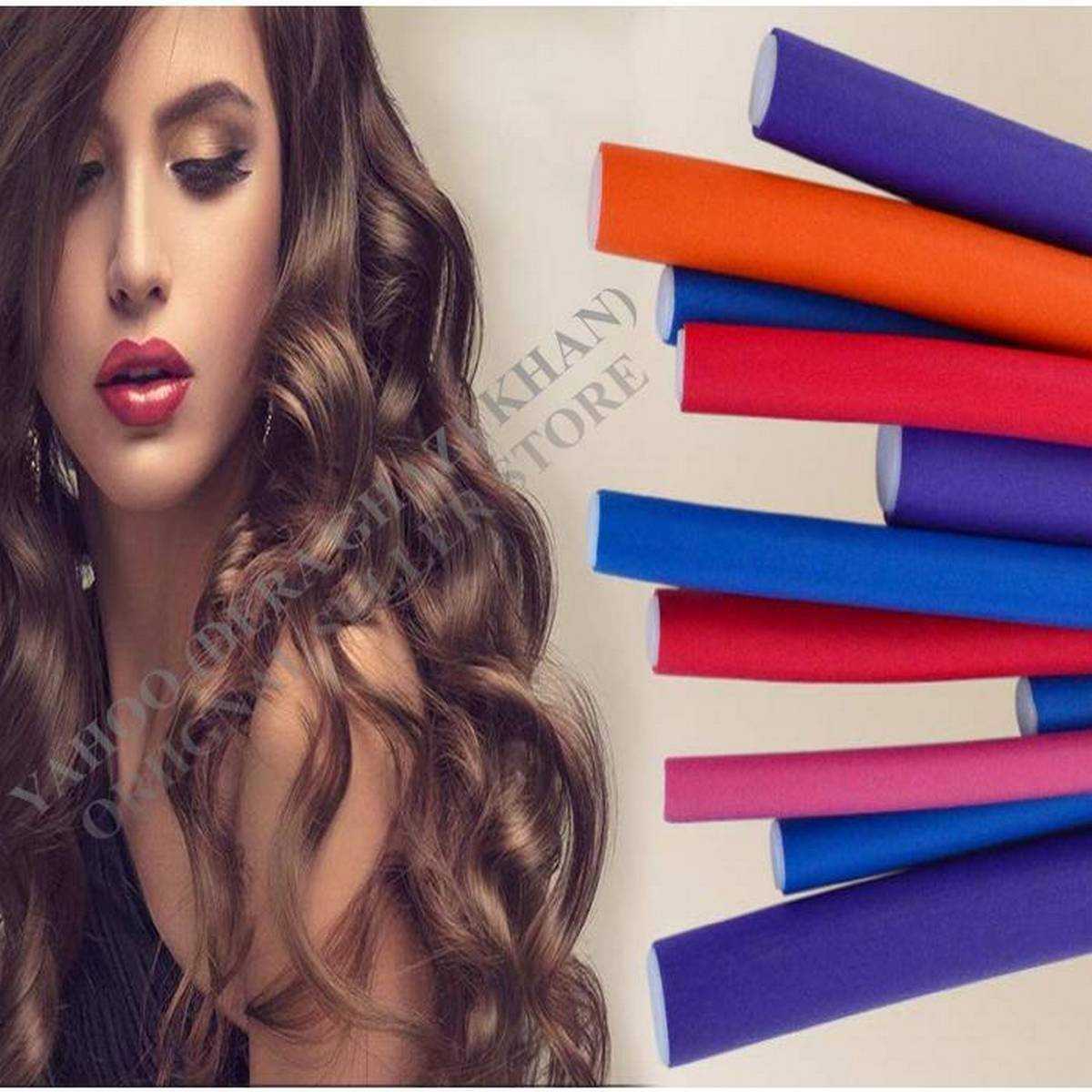 10 X Flexible Curling & Rolling Prem Rods No Heat Lightweight Rollers ...
