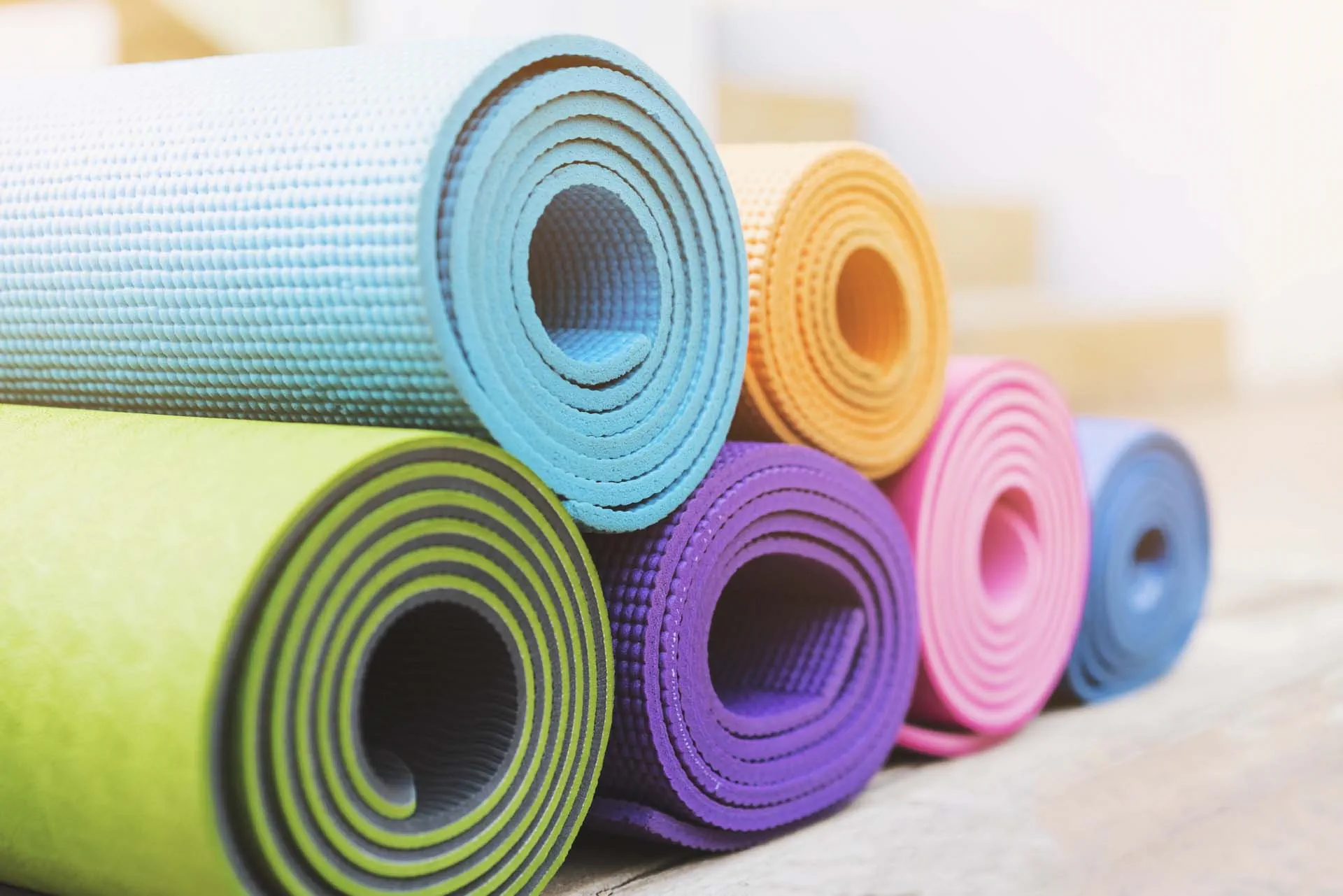 12mm Premium EVA Yoga Mat with Carry Strap – Anti Slip Workout & Exercise Mat