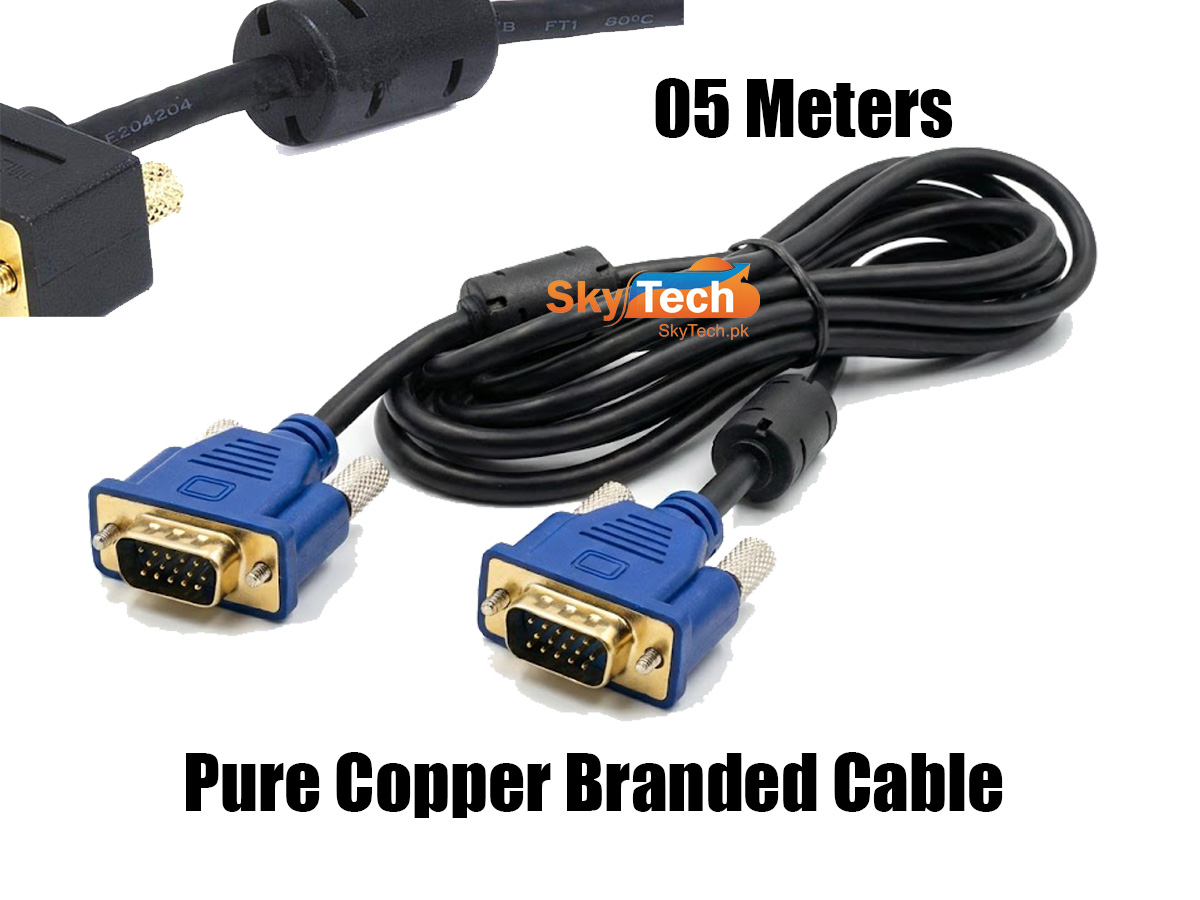 VGA / Display Cable for Computer CPU/ Laptop  to  LCD / LED