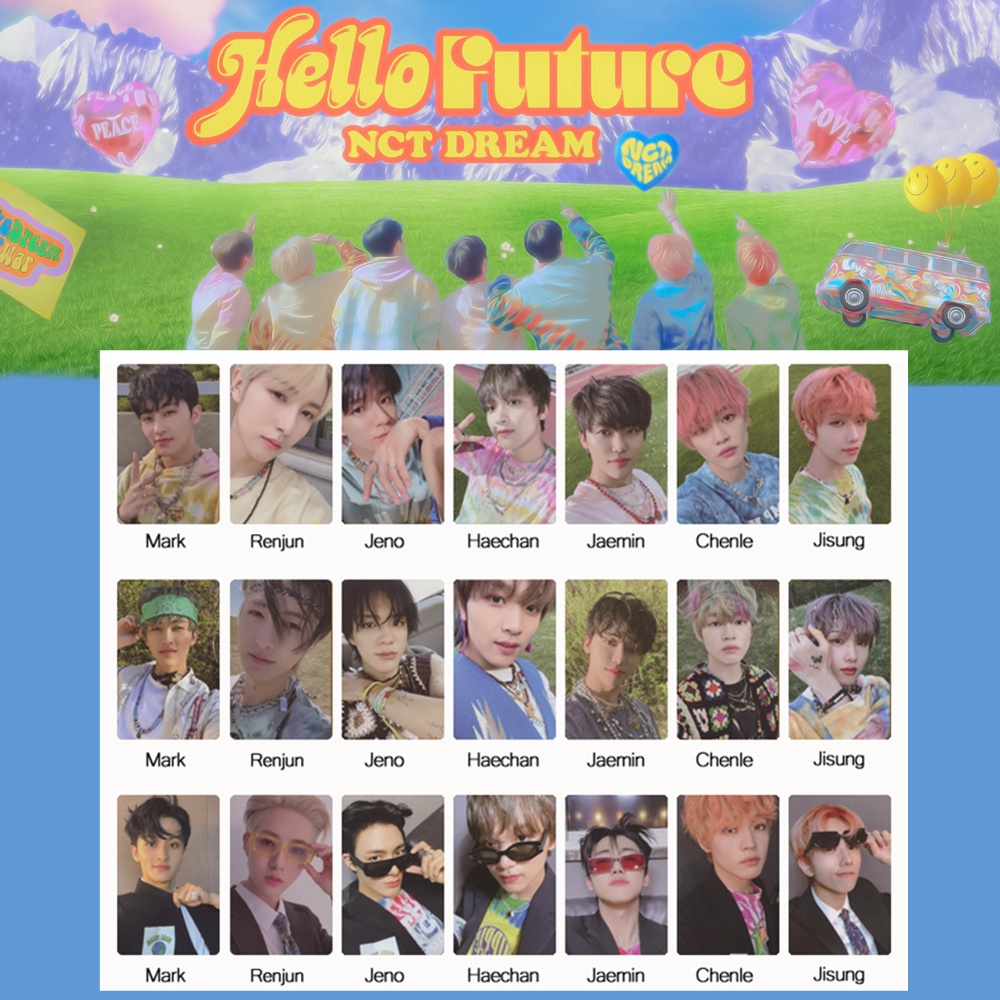 7pcs/set KPOP NCT DREAM Hello Future Photocards Lomo Card