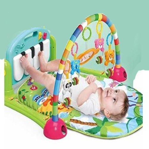 Huanger - 3 In 1 Newborn Baby Play Gym Piano Fitness Rack Mat - Activity Gym & Playmats
