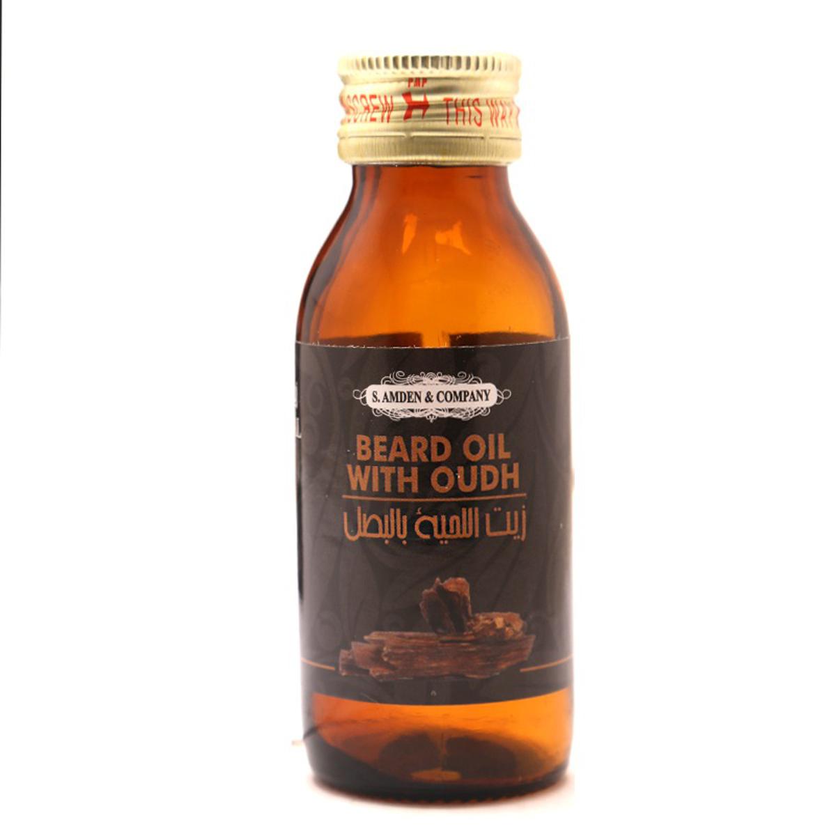 Beard Oil with Oudh Oil - 60ml - Professional - Growth - Shine - SAC
