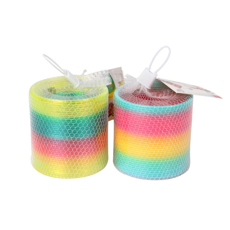 Rainbow Spring Crazy Kids Games Toys For Children Fidget Anti Stress Funny Toys