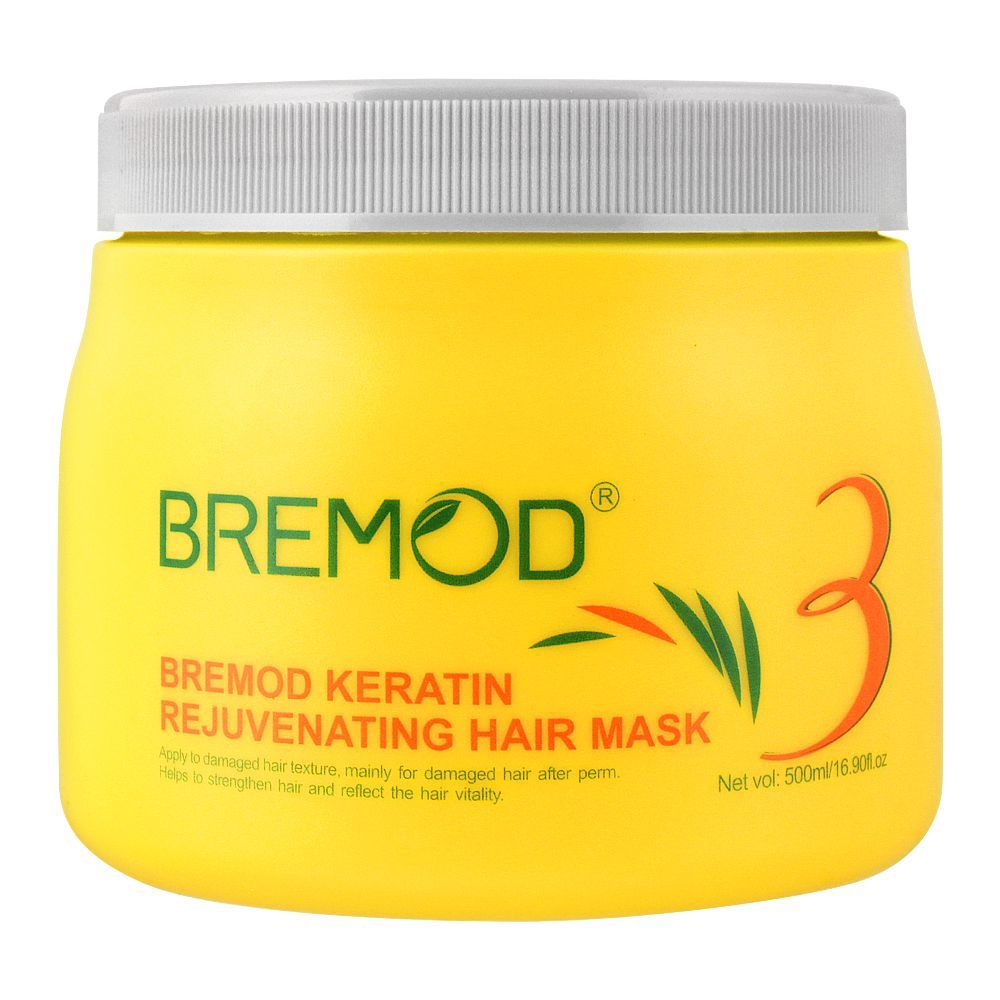 Bremod Keratin 3 Rejuvenating Hair Mask | Hair Treatment Care | 500ml