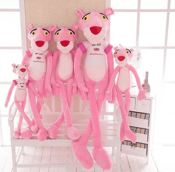 Pink Panther Stuffed Toy, Cute Animal Plush Toy, Pink Panther Stuff Animal