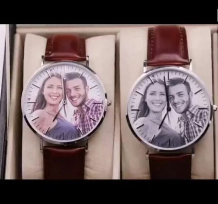 customized couple watch