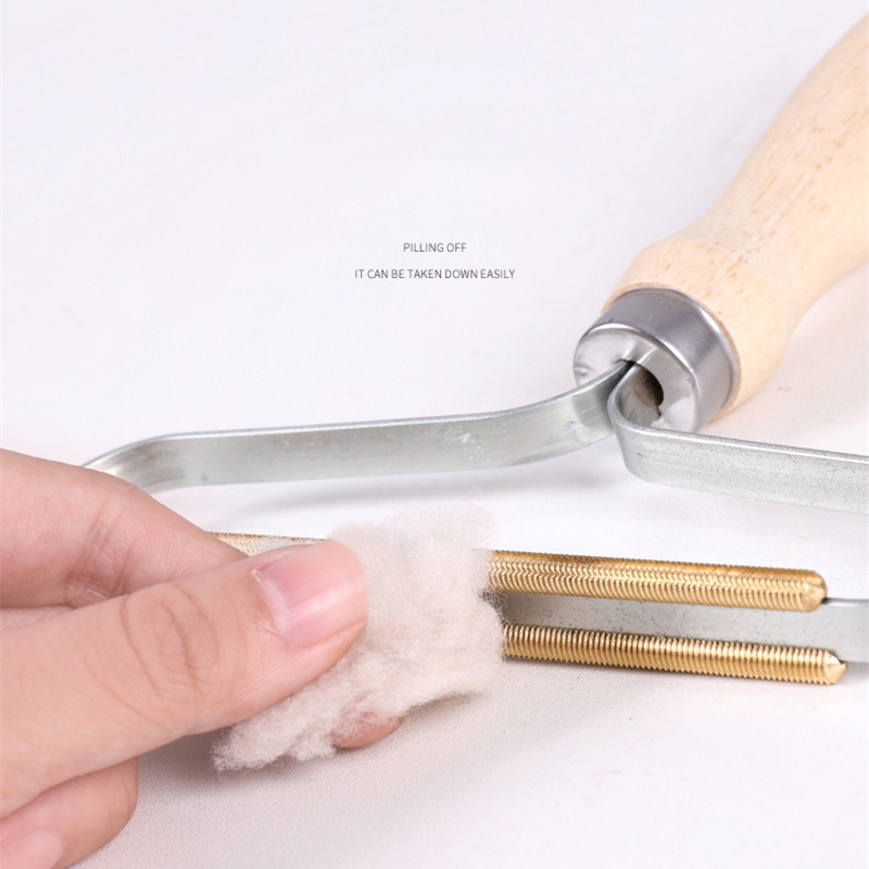 Wooden Epilator Sweater Clothes Shaver Fabric Clothes Sweater Lint Removers Manual Portable Wooden Lint Trimmer Comb Shaver