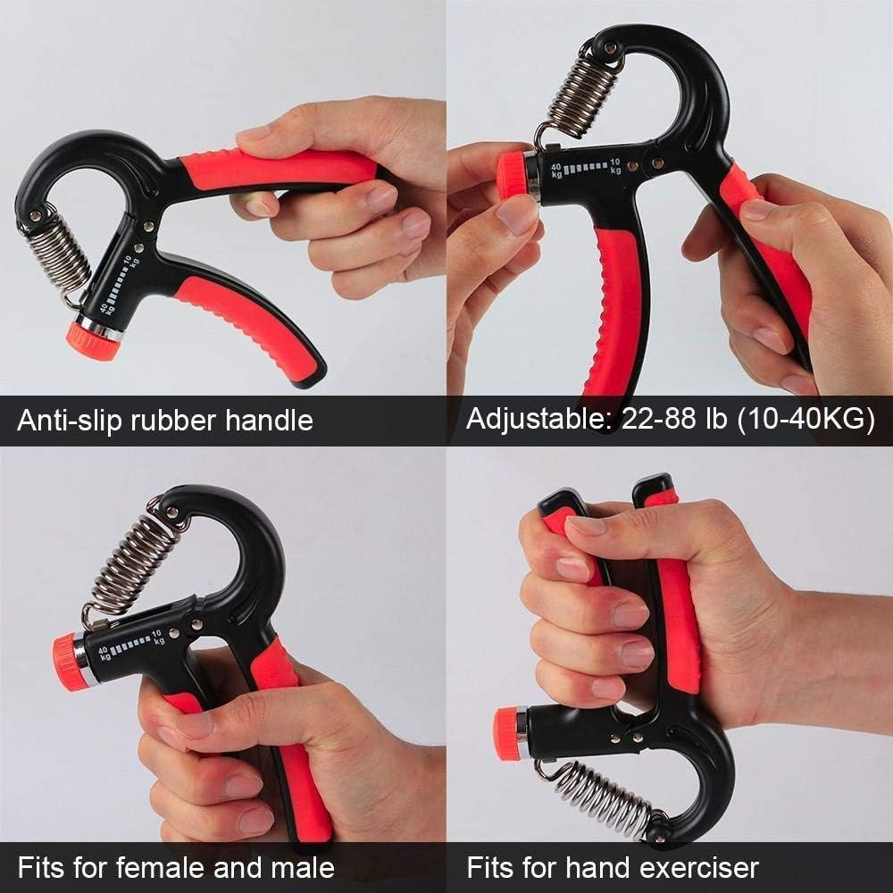 Adjustable Hand Grip Strengthener, Hand Gripper for Men & Women for Gym Workout Hand Exercise Equipment
