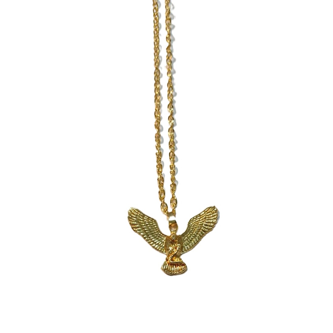 Golden Alloy Chain with Eagle Locket/Necklace/Pendants specially gift for Girls/women/Boys/men
