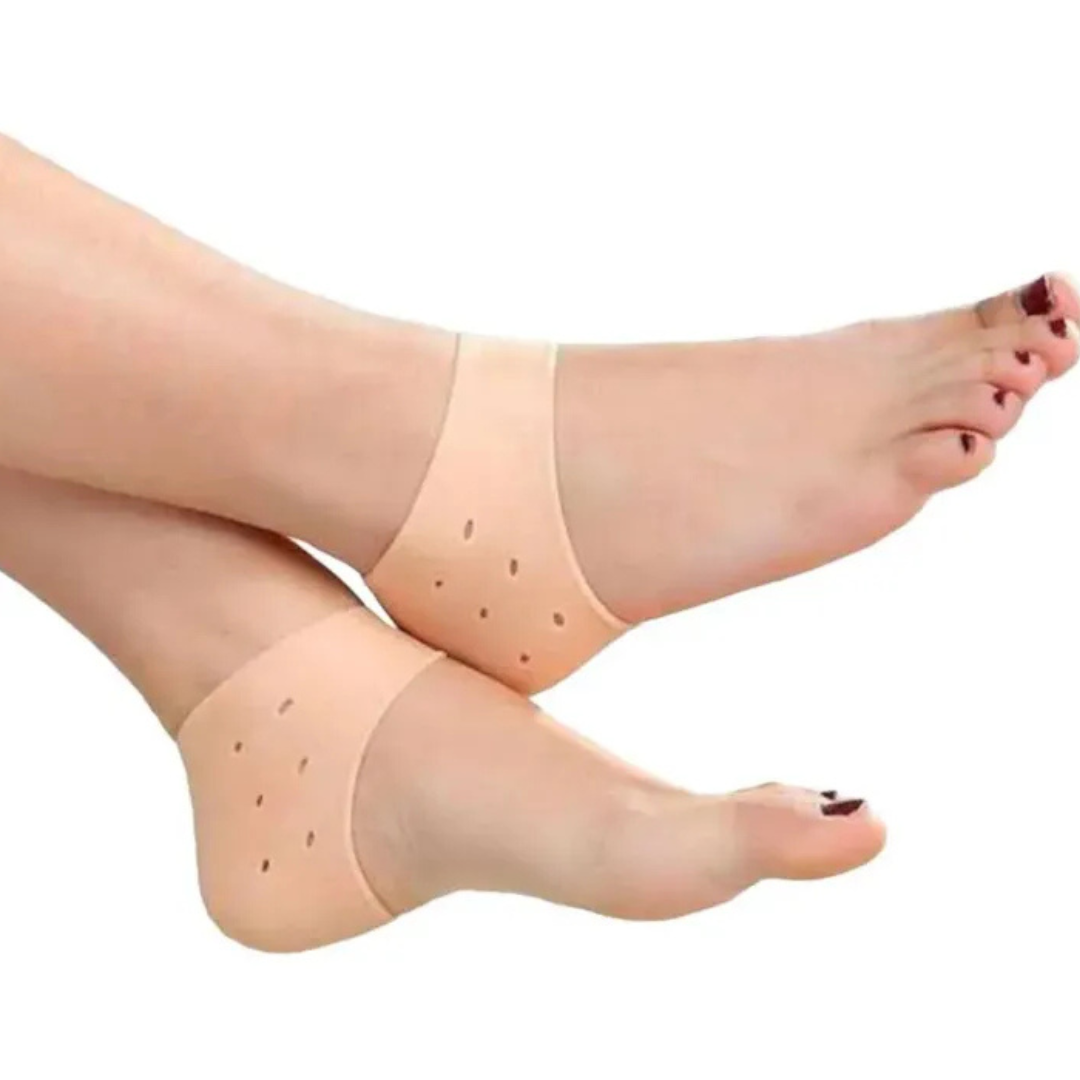 Moisturizing Socks Silicone Gel Spa Exfoliating Socks for Dry Cracked Skin Heel Socks Anti Slip for Foot Care Softening Calluses Multi-purpose Unisex