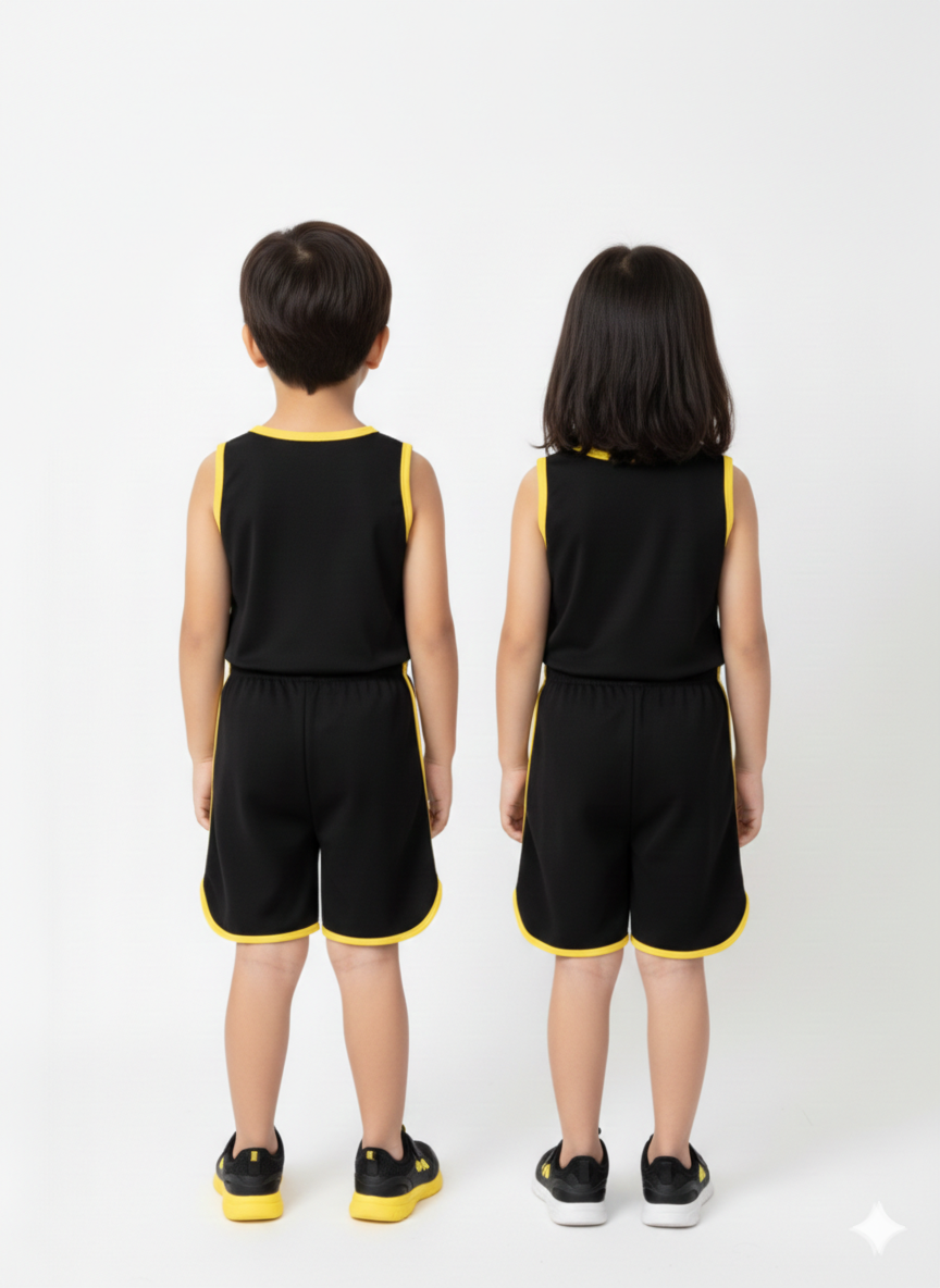 Kids Lightweight Sando Shorts Set 2 Pcs Set