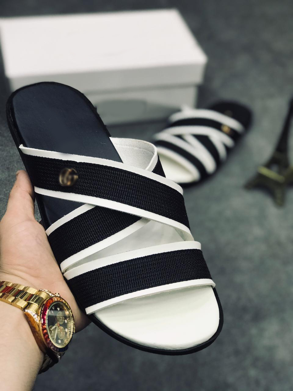 Men's Stylish Slippers Flip Flop Slides 