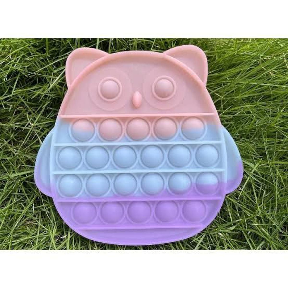 POP Bubble Squeeze Sensory Fidget Toy Pop It Figit Toy Fidget Toys Special Needs Stress Reliever, Push Bubble Gadgets - Cup ice-cream