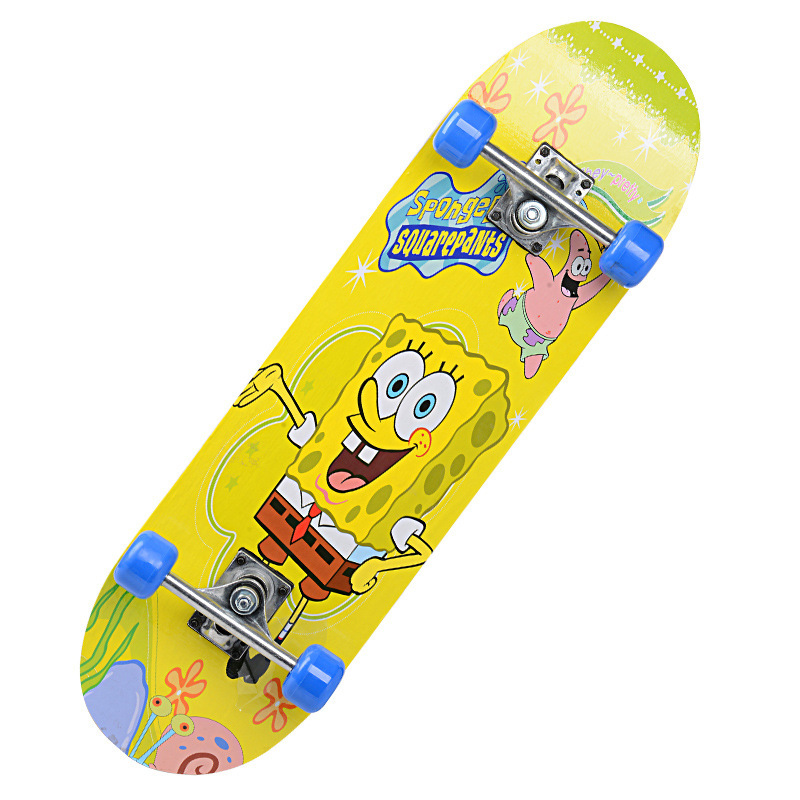 Skate Board For Boys And Girls Pure Wood Skate Board With Special Wheel Medium
