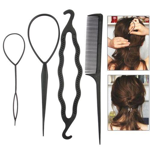 Hair Tools 4 PCS Professional Hair Braiding Tools for Womens