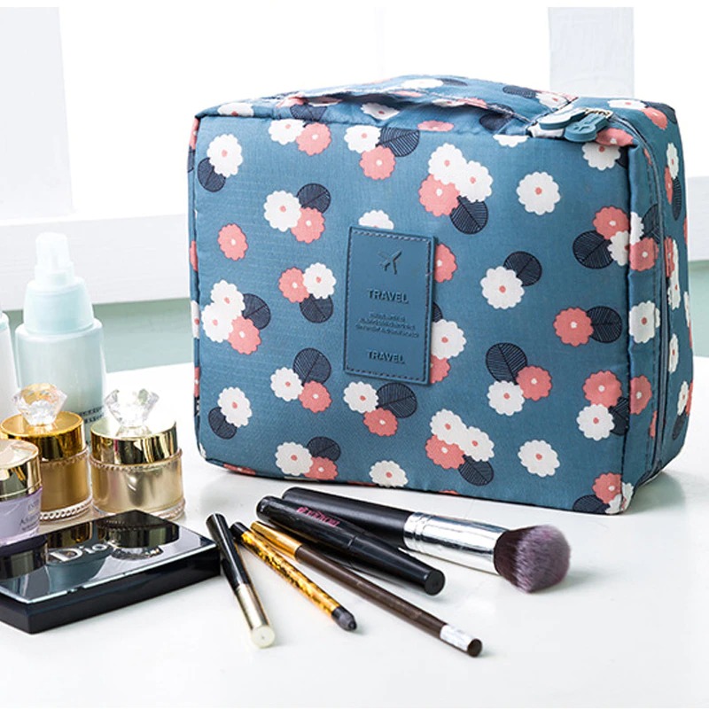 New Waterproof Travel Zipper Cosmetic bag Toiletry Bag Makeup pouch