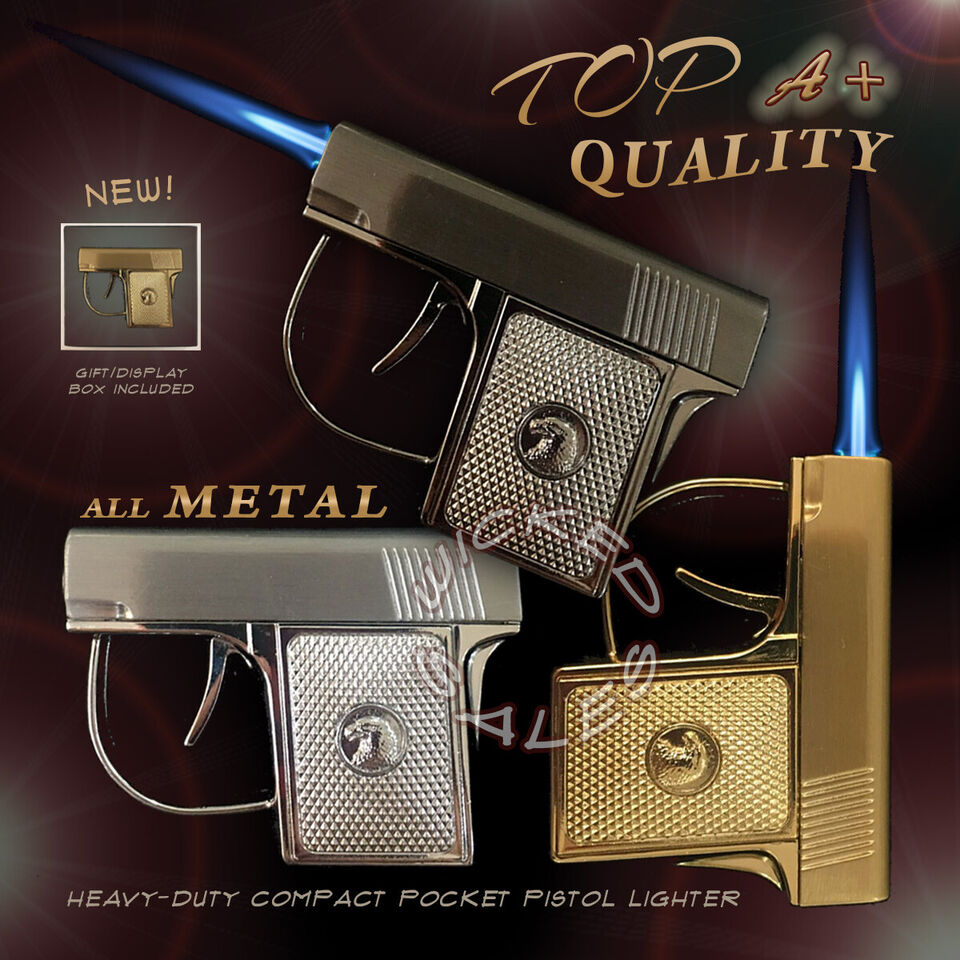 Lighter, Reliable Ignition - Lighter Gun - lighters For Smoking Stylish Electric, Design, Premium - Lighter Gun Pistol metal body, For Long-lasting Use