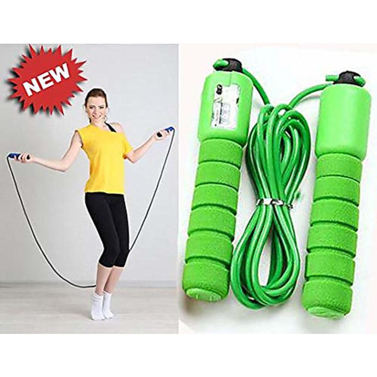 Jumping Rope With Extandible Clip and Counter Skipping Meter For Gym and Fitness