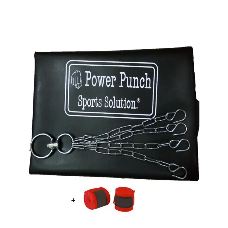 Sand Bag Punching Hanging Boxing With Gloves Hand Wraps Chains