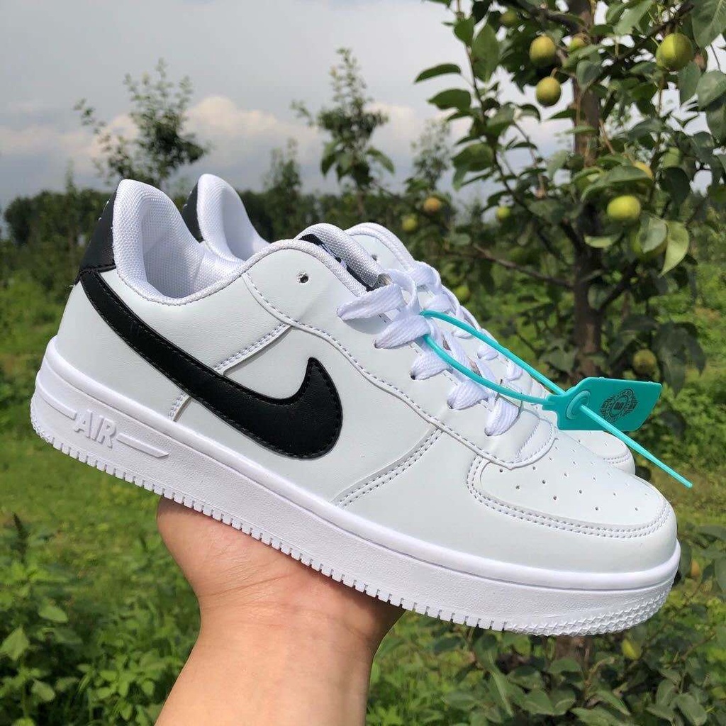 Air Force one inspired Gold TIck shoes 