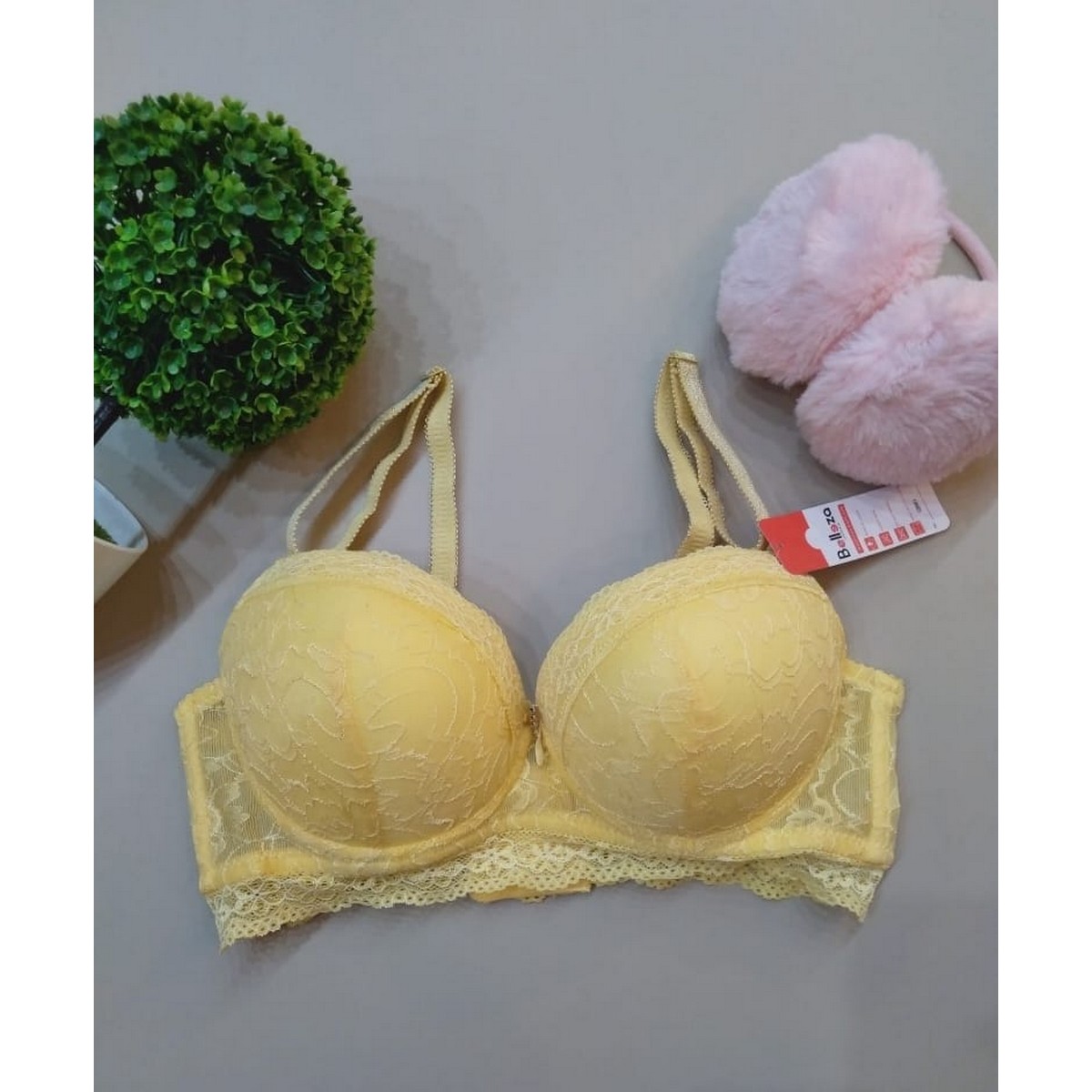 Pushup Bridal Bra - Yellow - Single Padded Underwired Bra - Online Shopping  in Pakistan - Online Shopping in Pakistan - NIGHTYnight