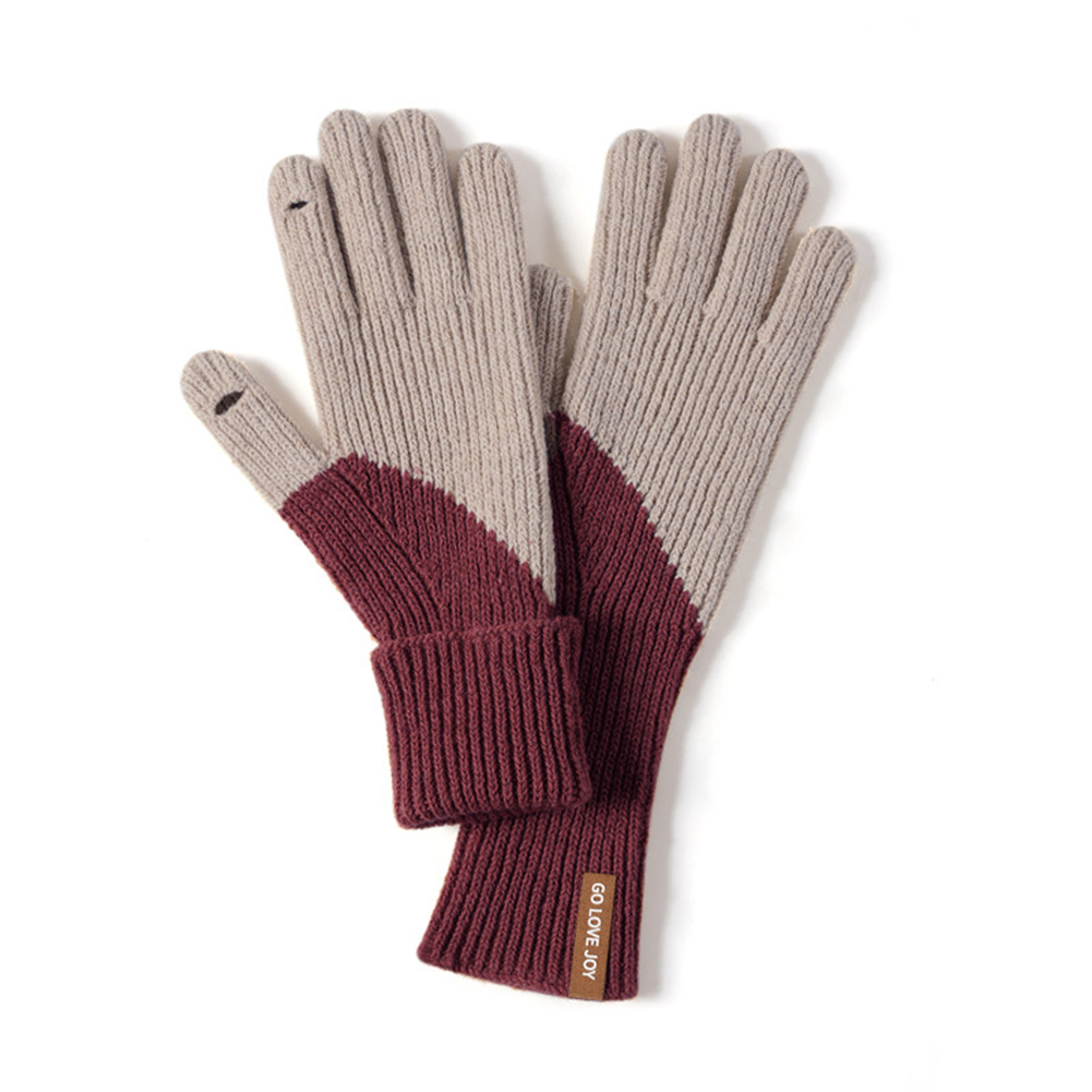 windproof wool gloves
