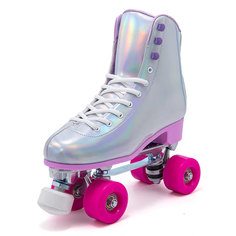 Roller Skates Shoes For Adult Men Women Child Beginner With 4 Wheels - View #4
